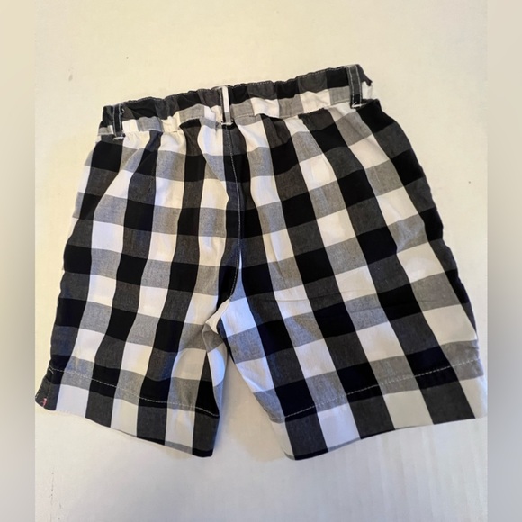 HARTSTRINGS GIRLS BLACK AND WHITE CHECKED SHORTS SIZE 5 - Picture 3 of 5